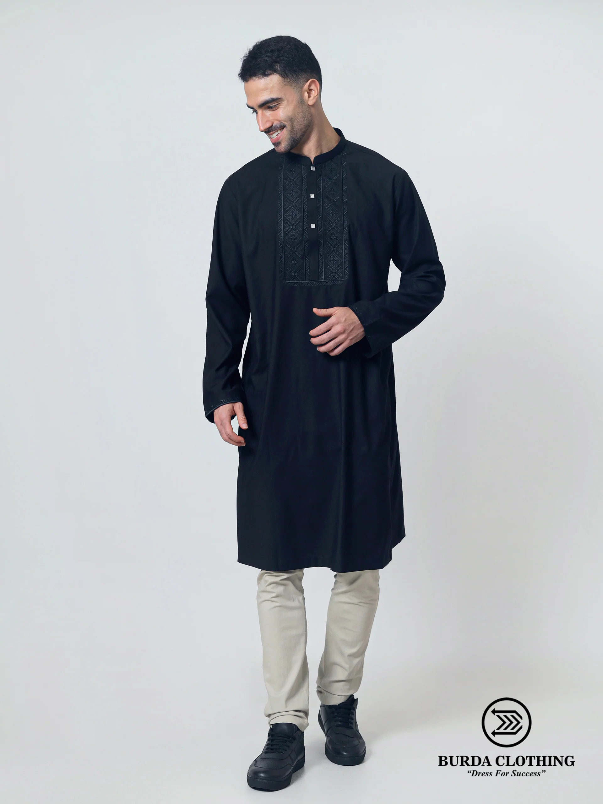 Adult Kurta 406 Black - Image 3