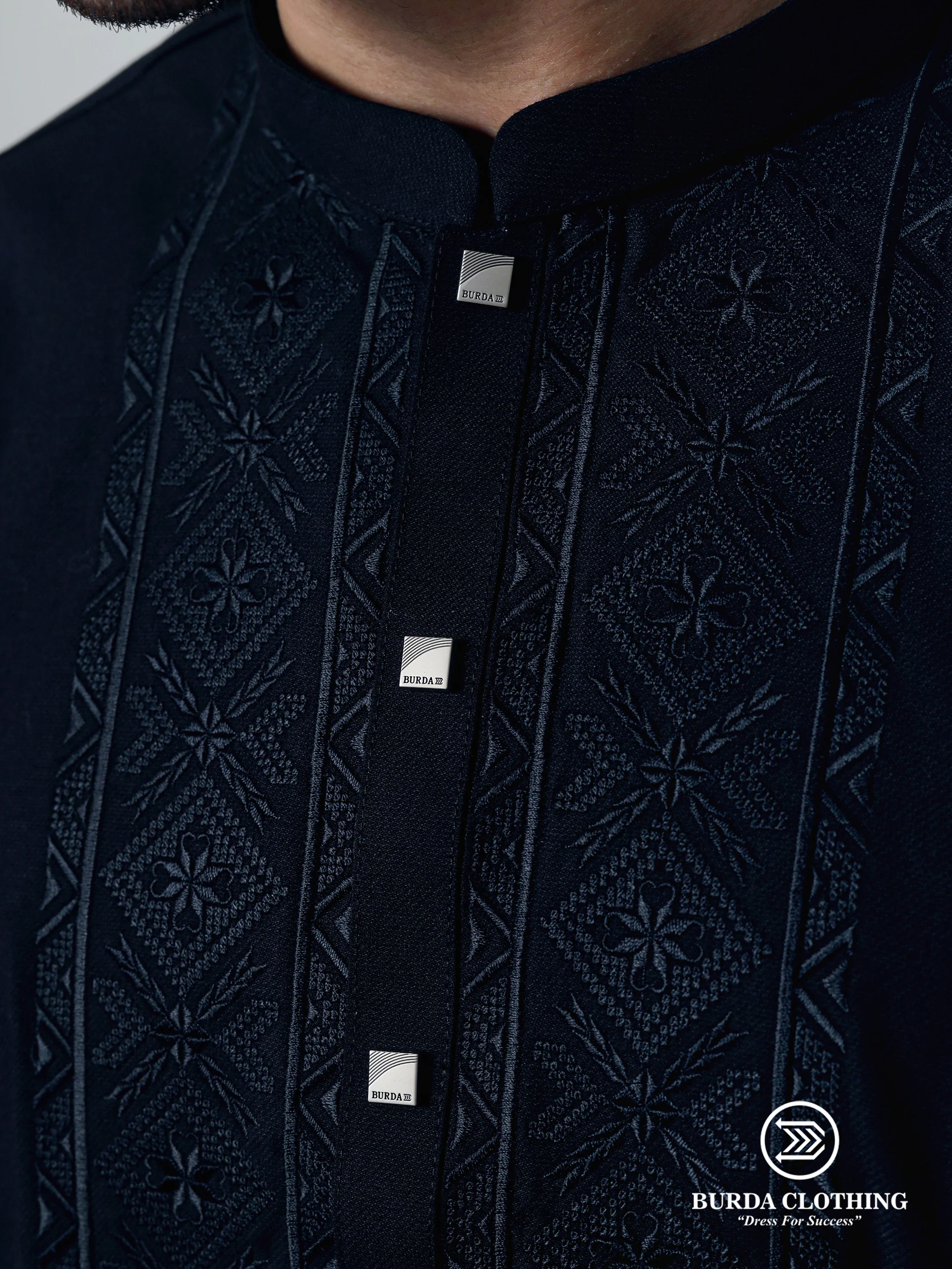 Adult Kurta 406 Black - Image 4