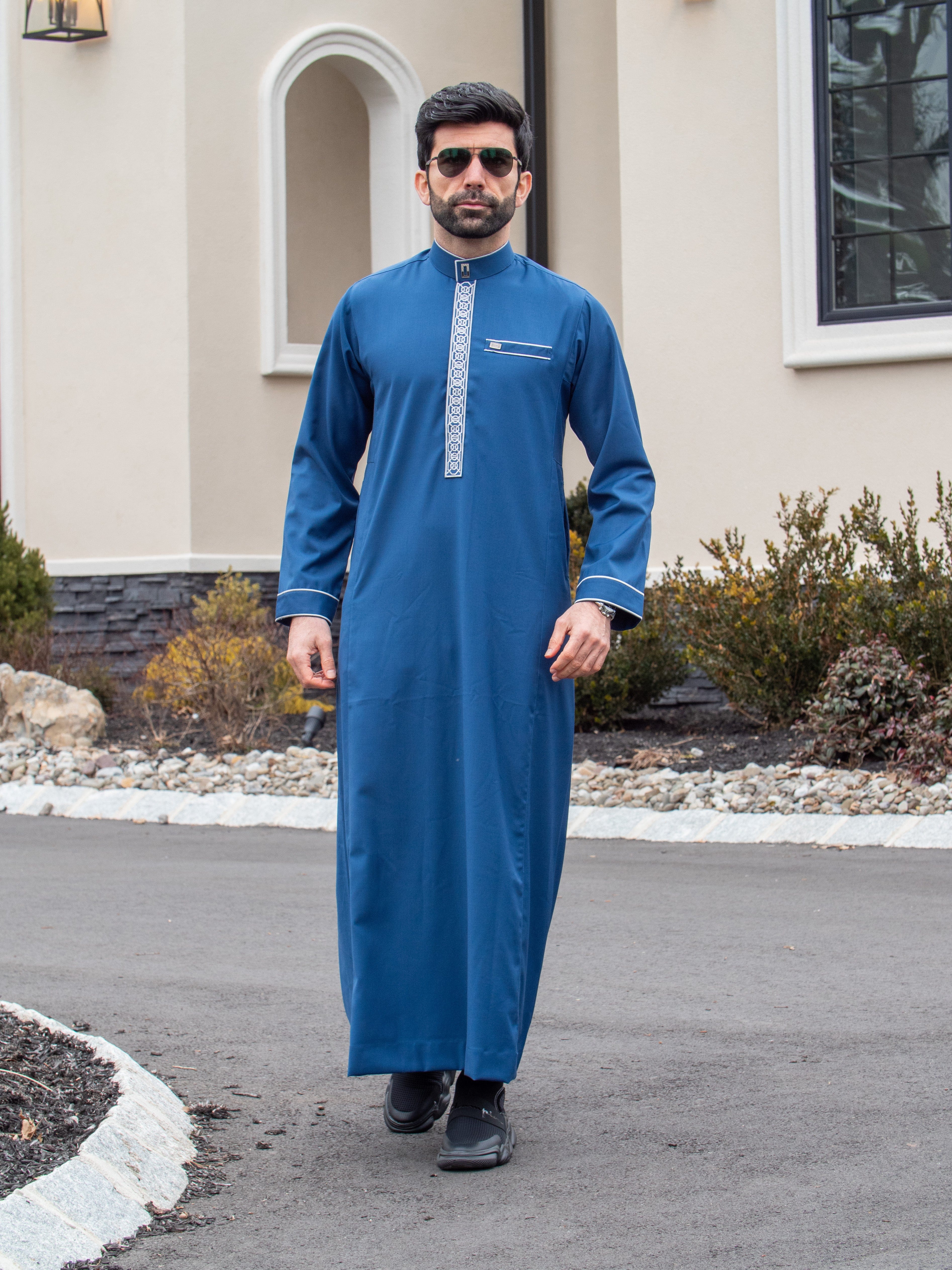 Adult Premium Thobe 111C Blue - Image 5