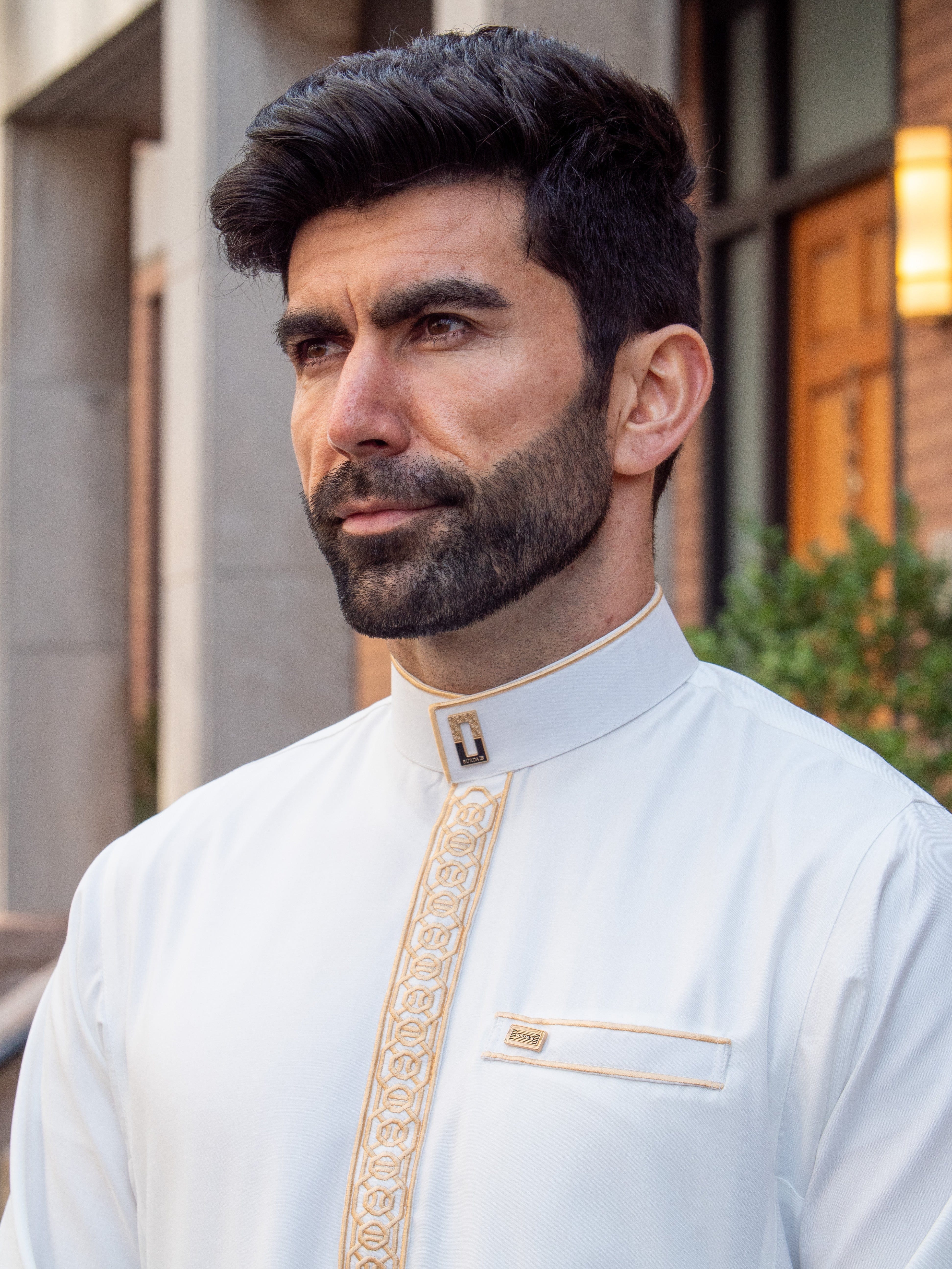 Adult Premium Thobe 111B Off White - Image 3