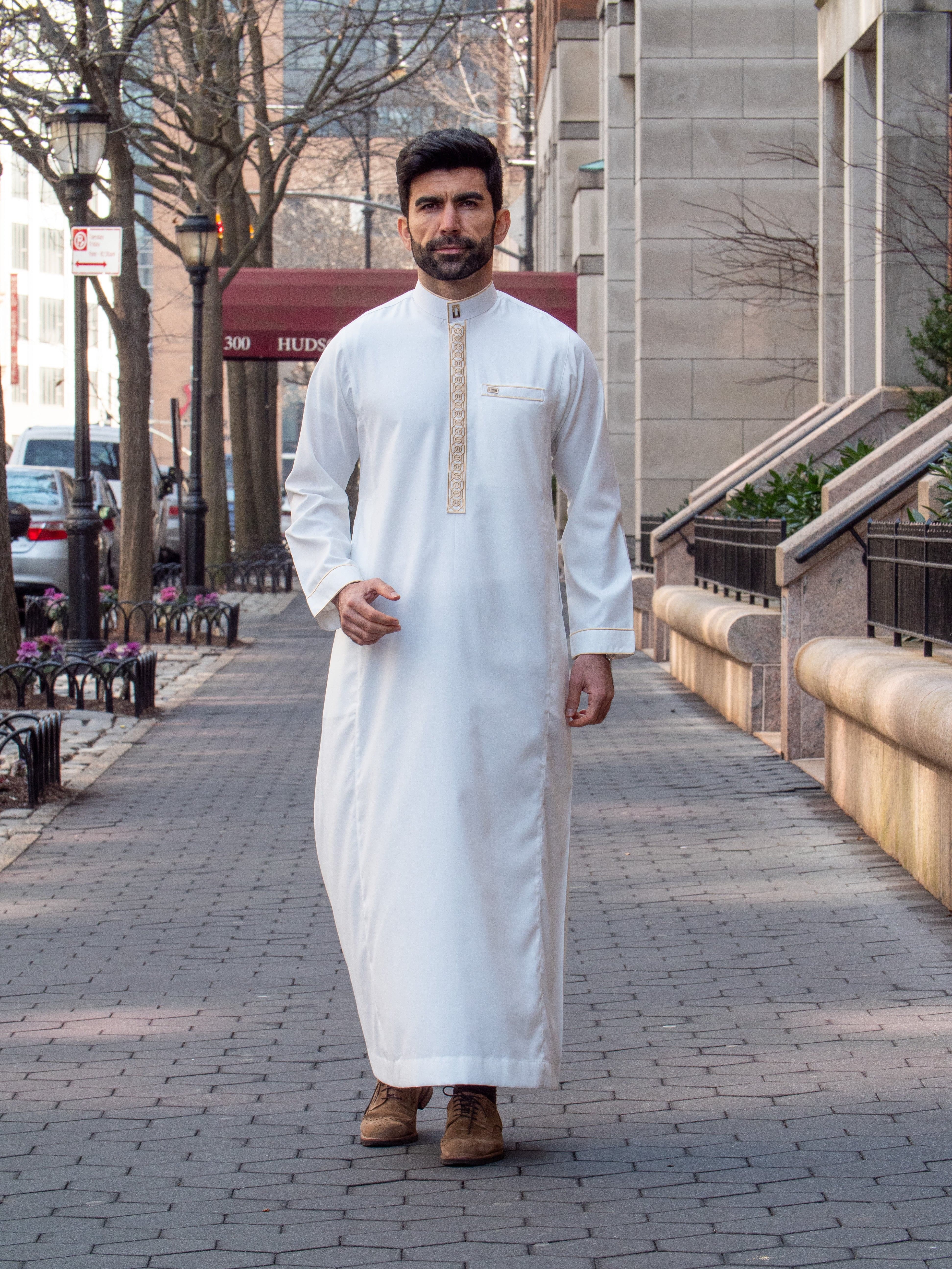 Adult Premium Thobe 111B Off White - Image 5