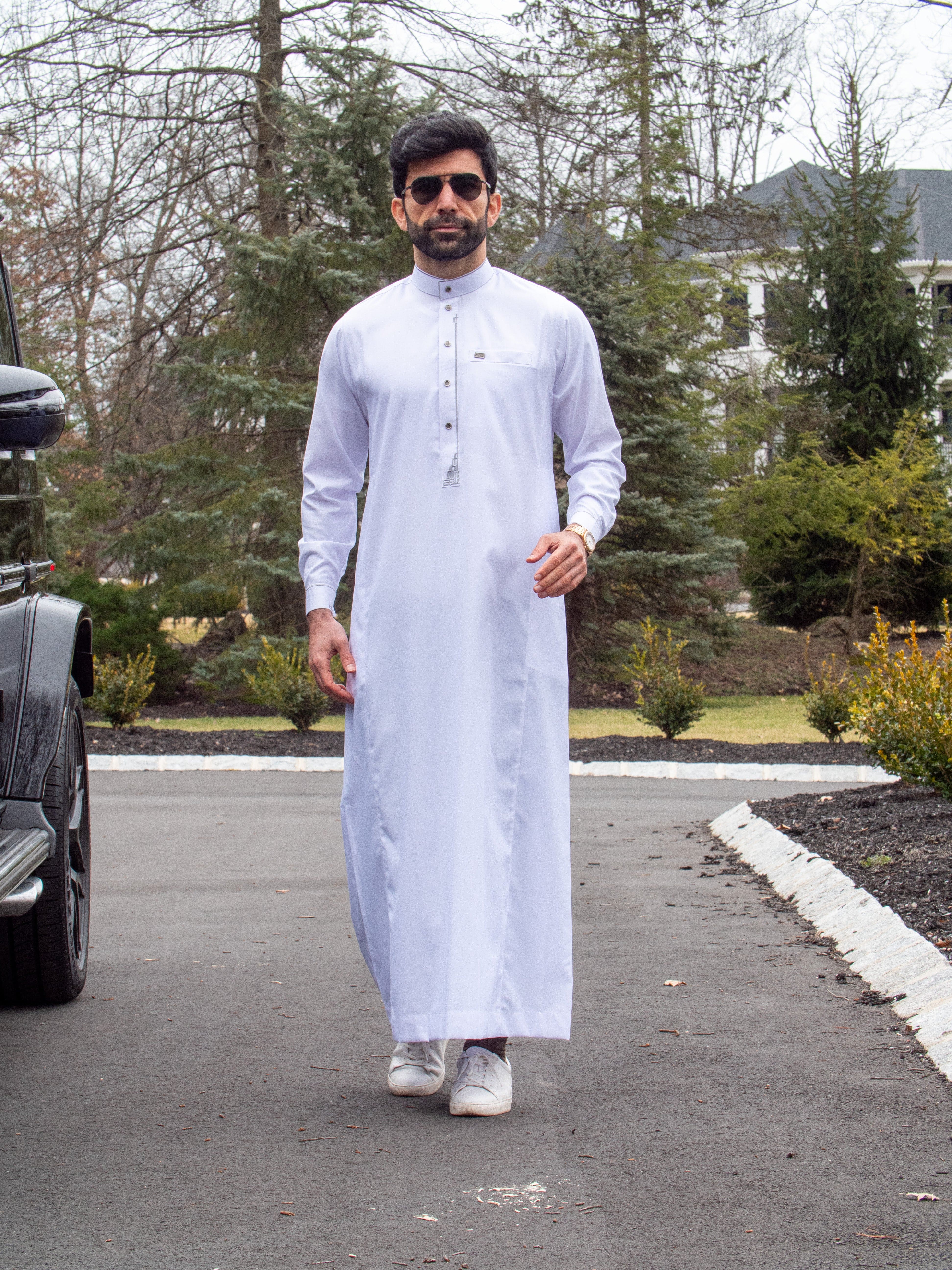 Adult Premium Thobe 114B White - Image 2