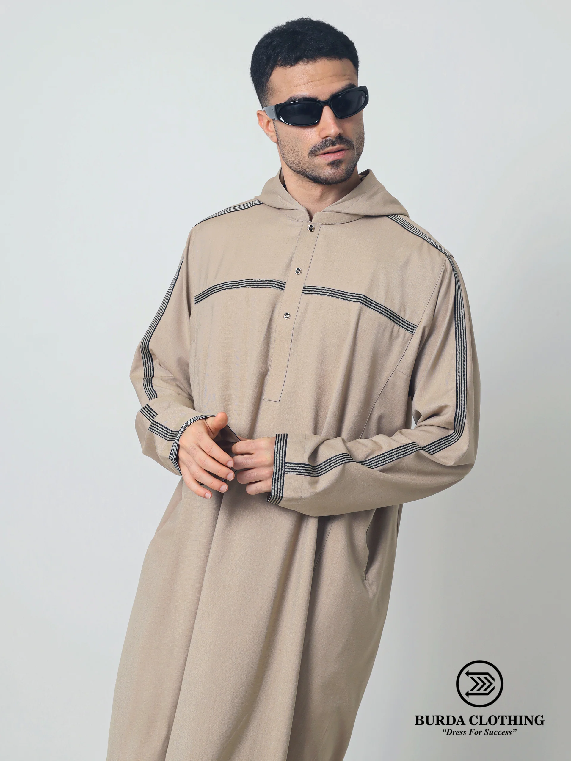 Adult Premium Thobe 210 Gold Hoodie - Image 3