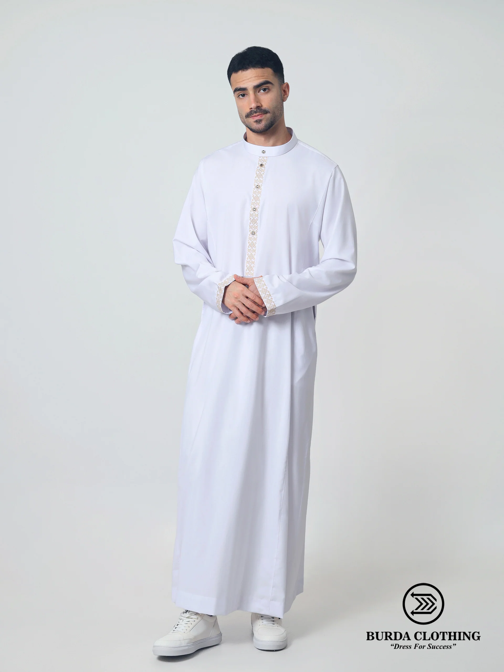 Adult Premium Thobe 228 White - Image 3