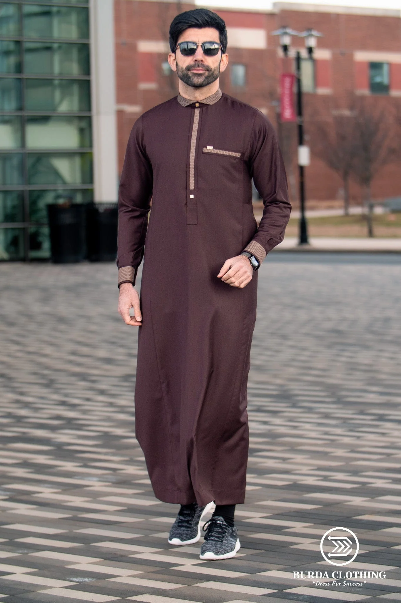 Adult Premium Thobe 504 Maroon - Image 4