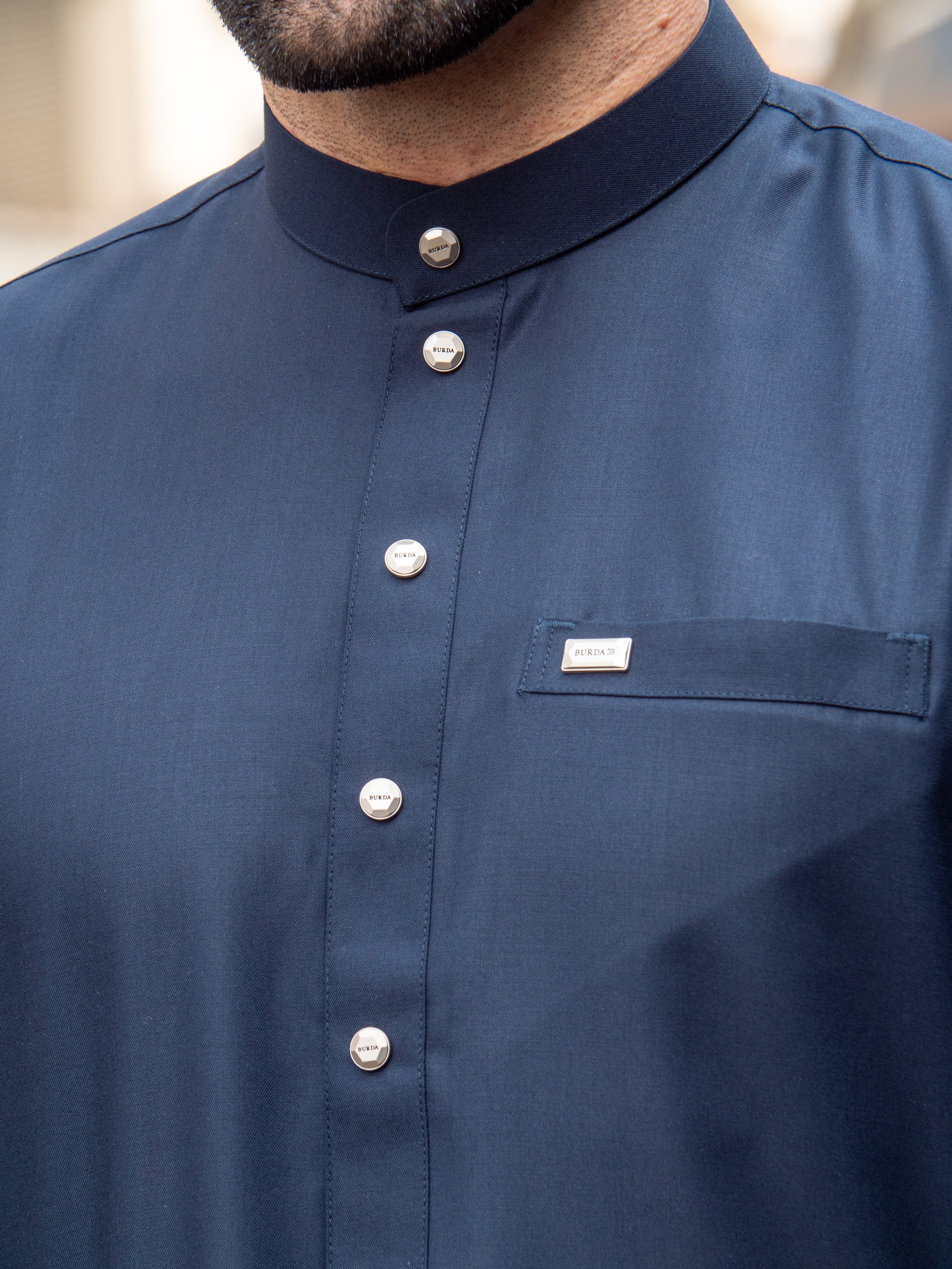 Adult Thobe 110B Navy Blue - Image 5