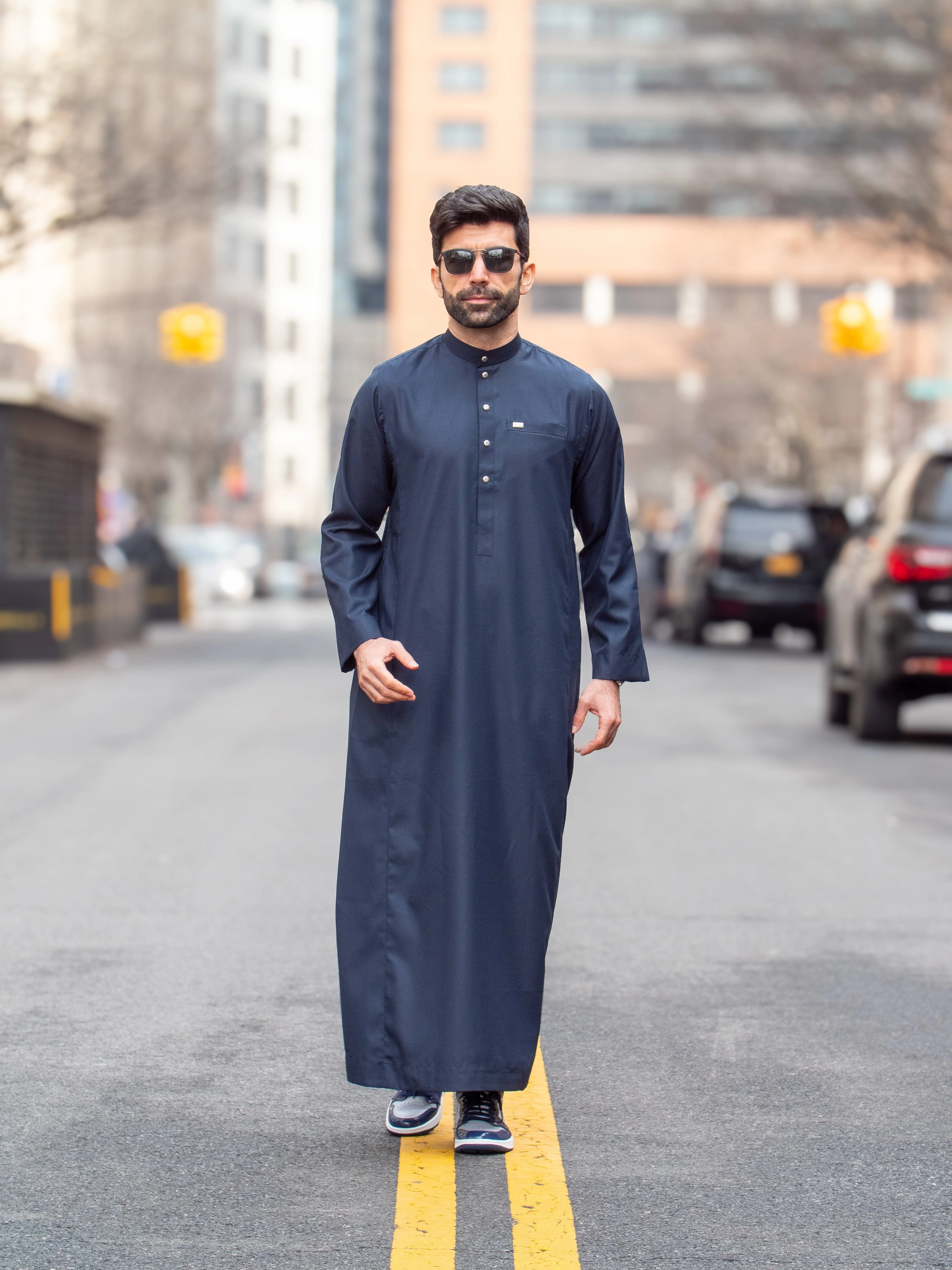 Adult Thobe 110B Navy Blue - Image 6