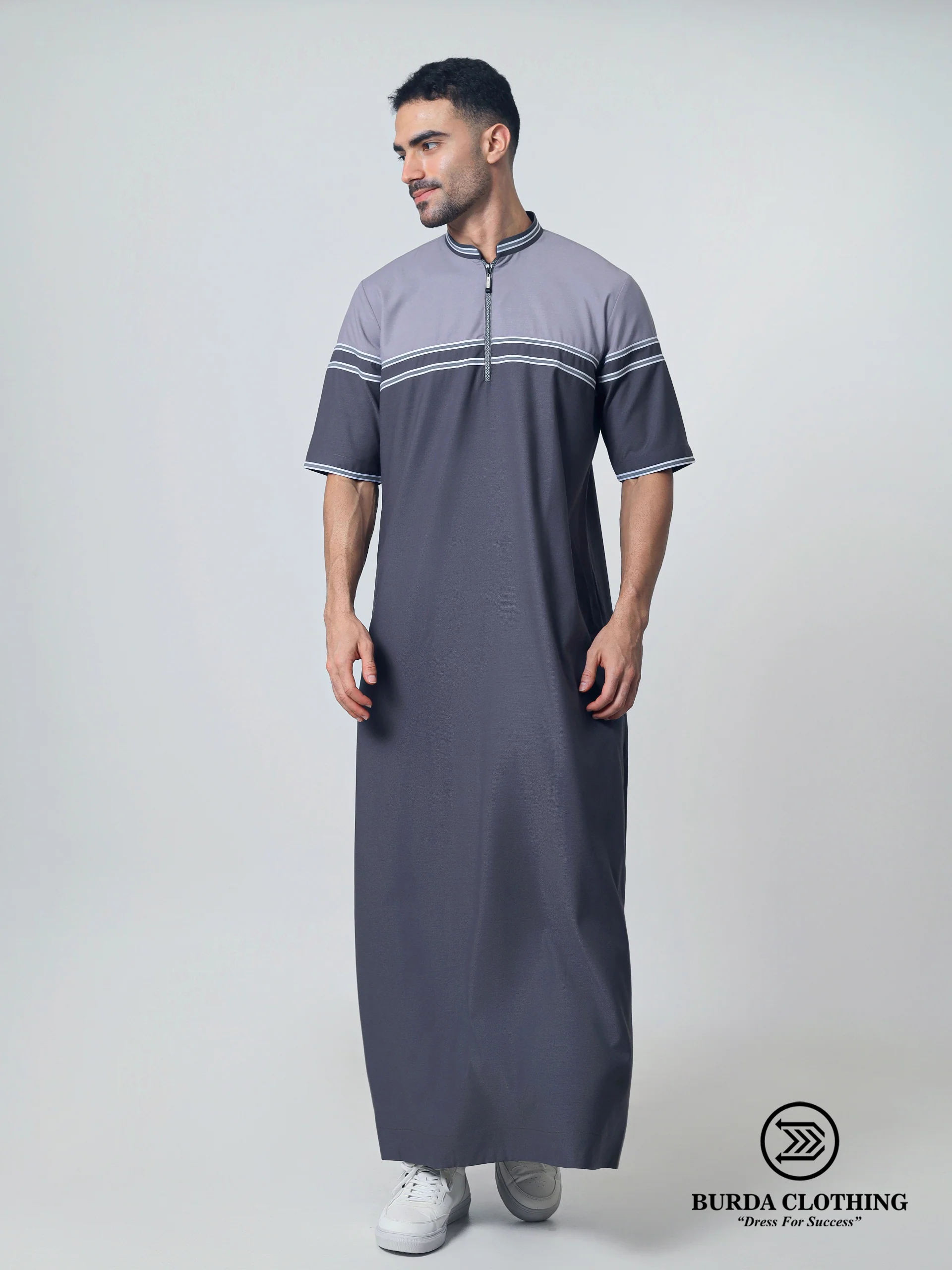 Adult Thobe 304 Gray - Image 4