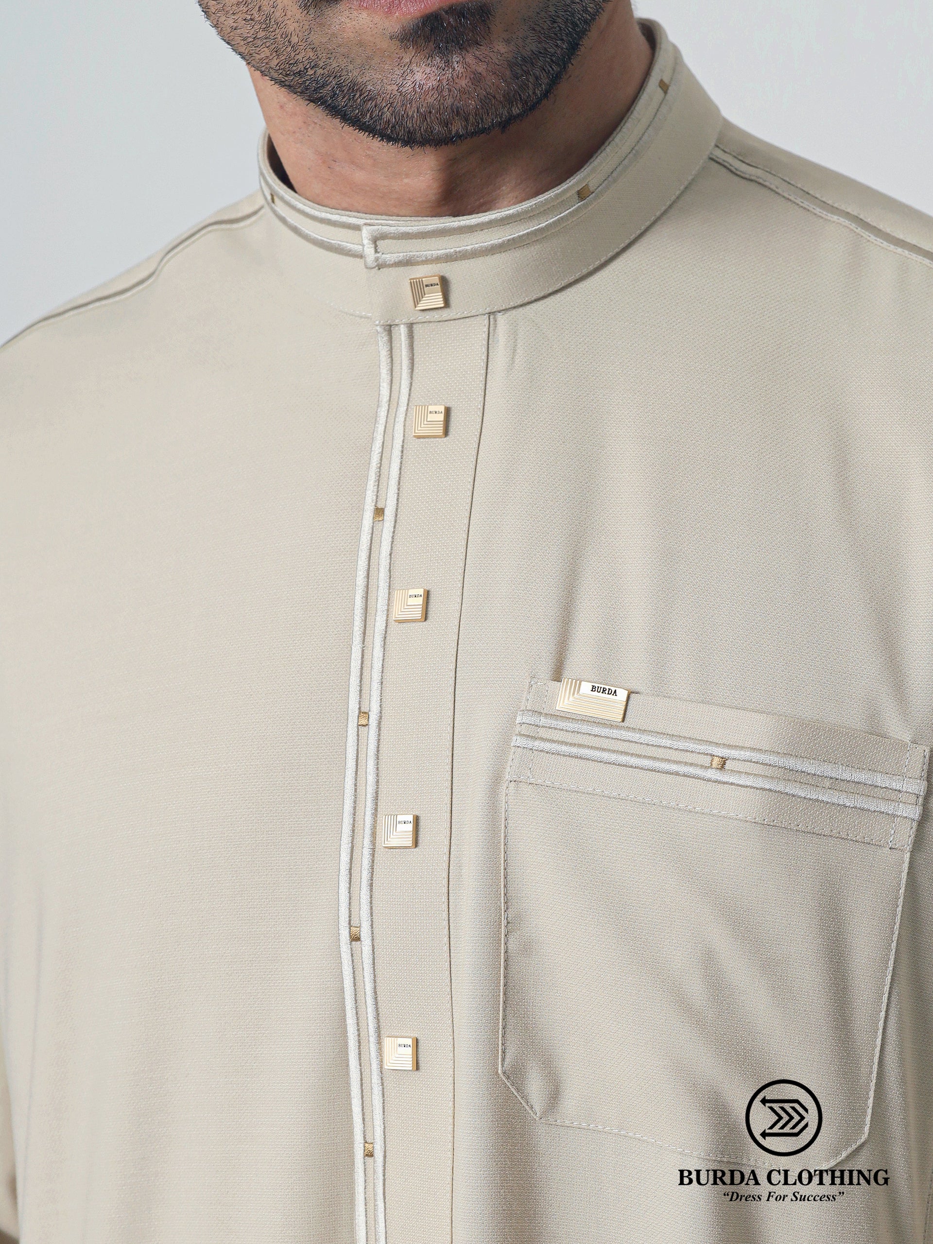 Adult Thobe 306 Gold - Image 5