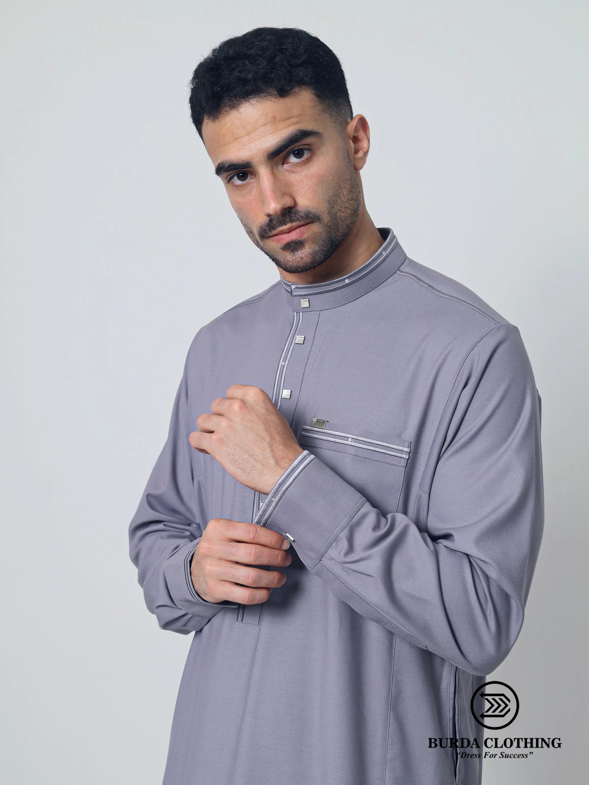 Adult Thobe 311 Gray - Image 2