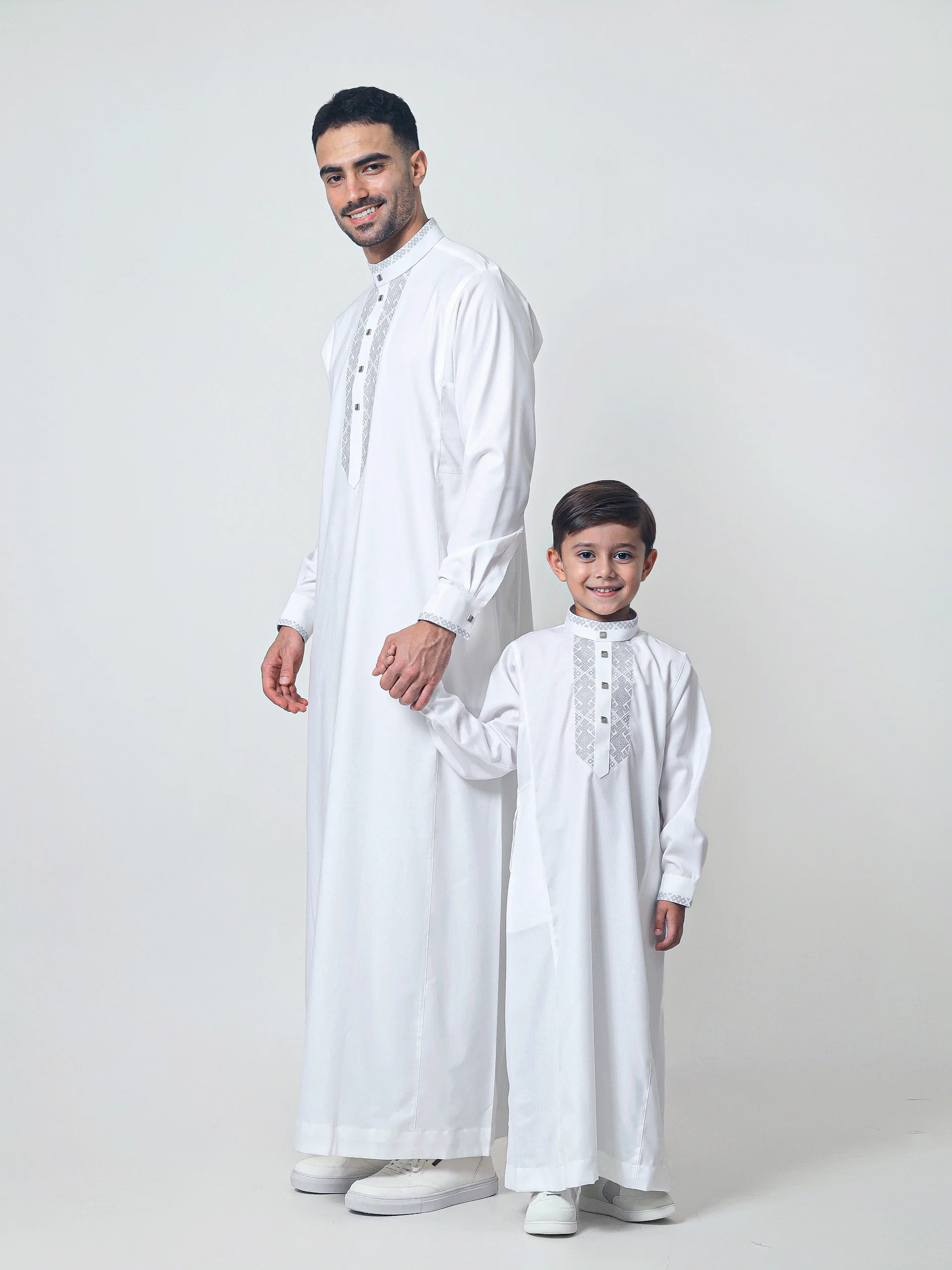Kids Thobe 313 White - Image 3