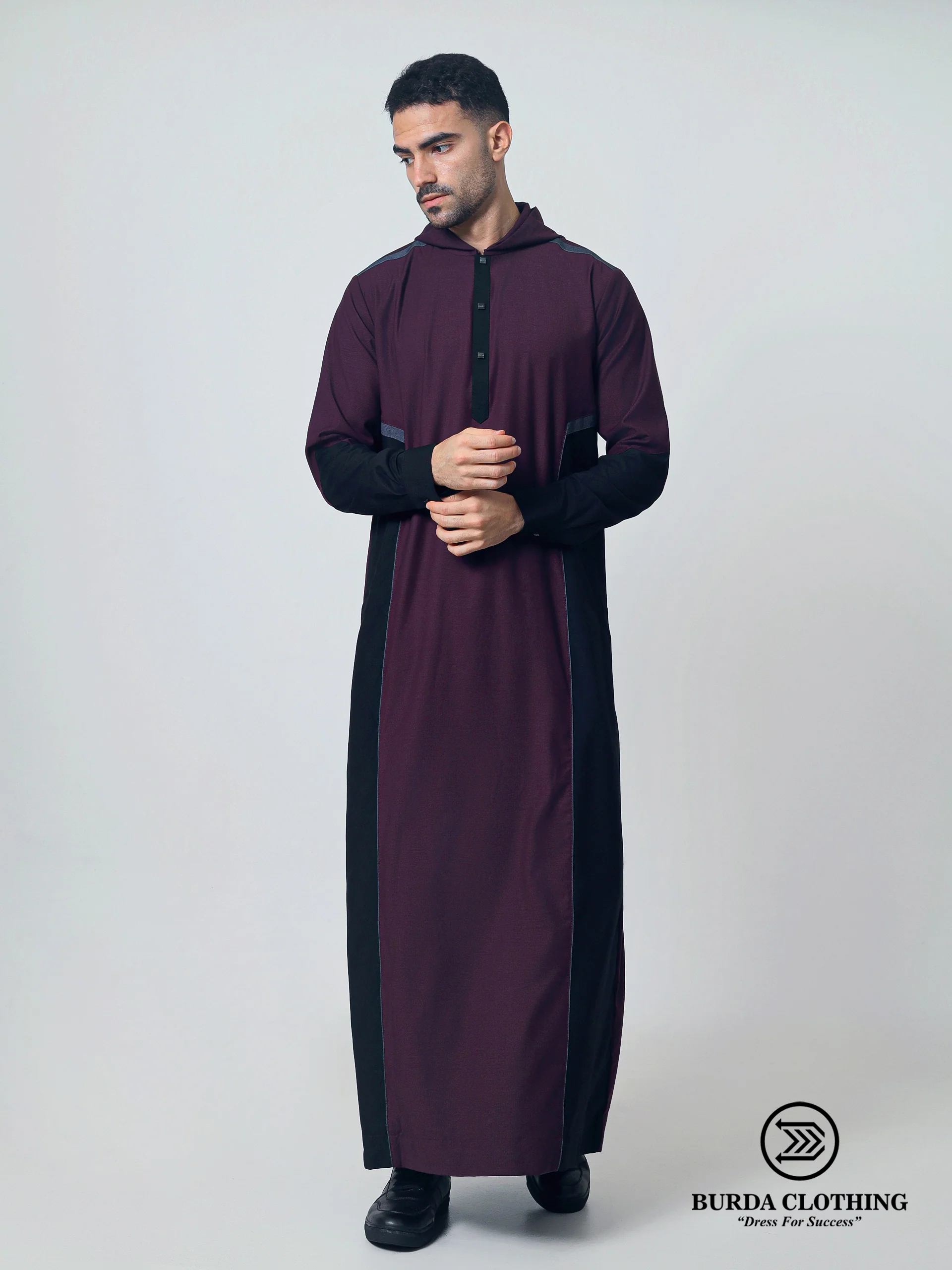 Adult Thobe 314 Maroon - Image 3