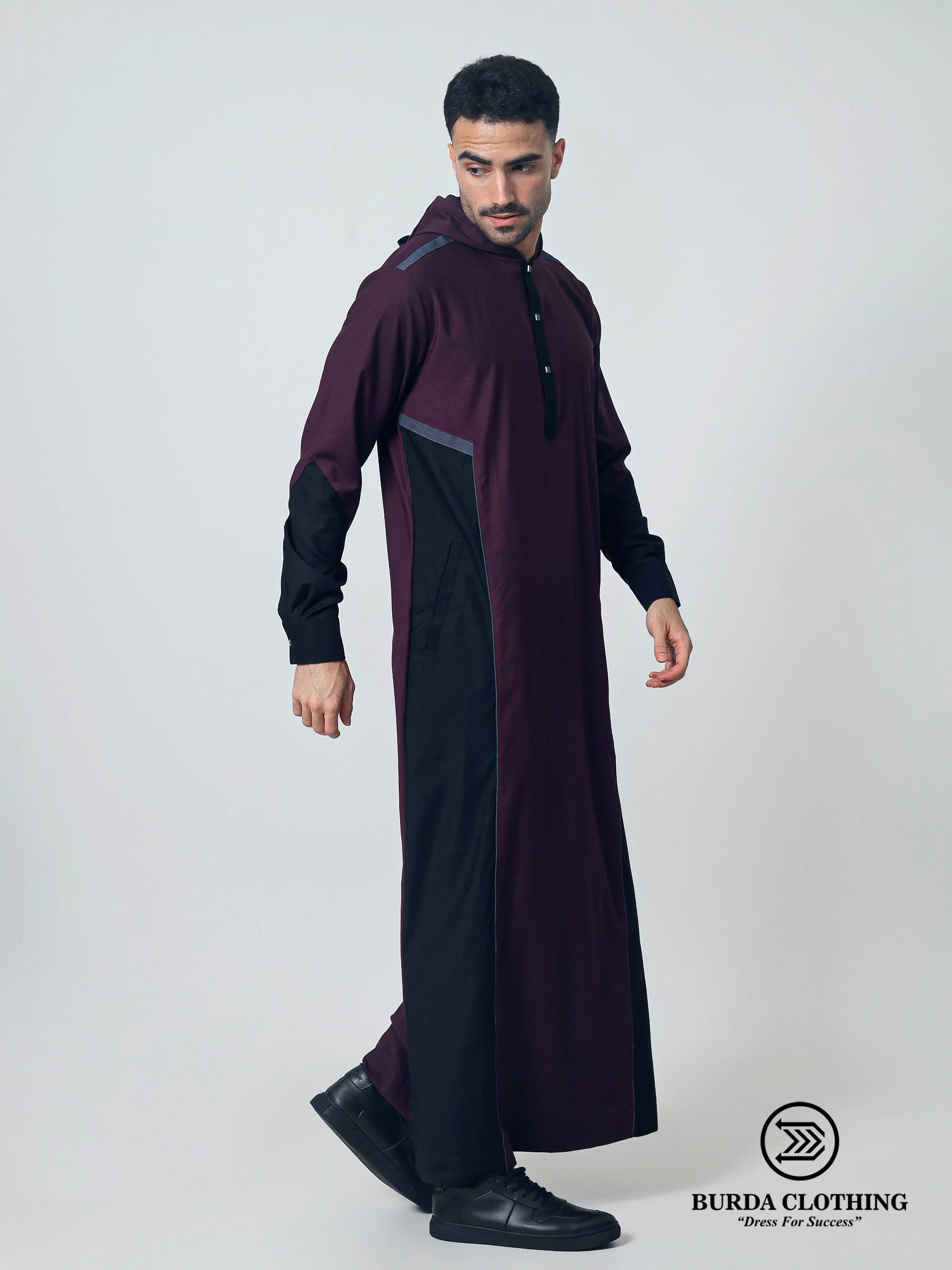 Adult Thobe 314 Maroon - Image 5