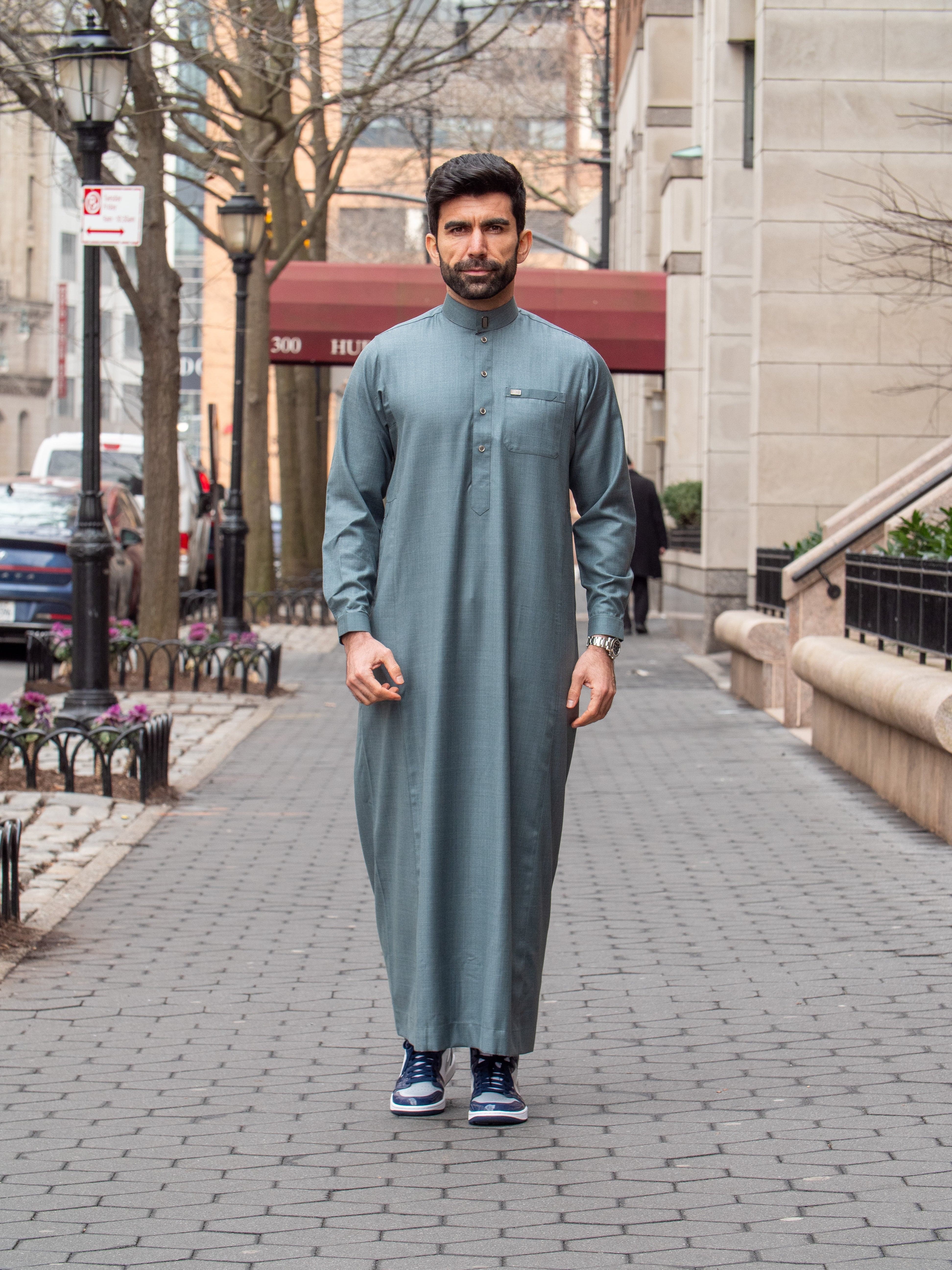 Adult Premium Thobe 113 Gray - Image 7