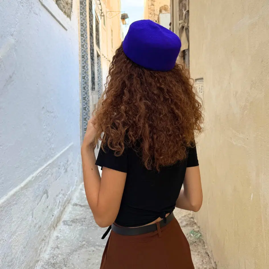 Chechia Hat - Royal Blue - Image 3