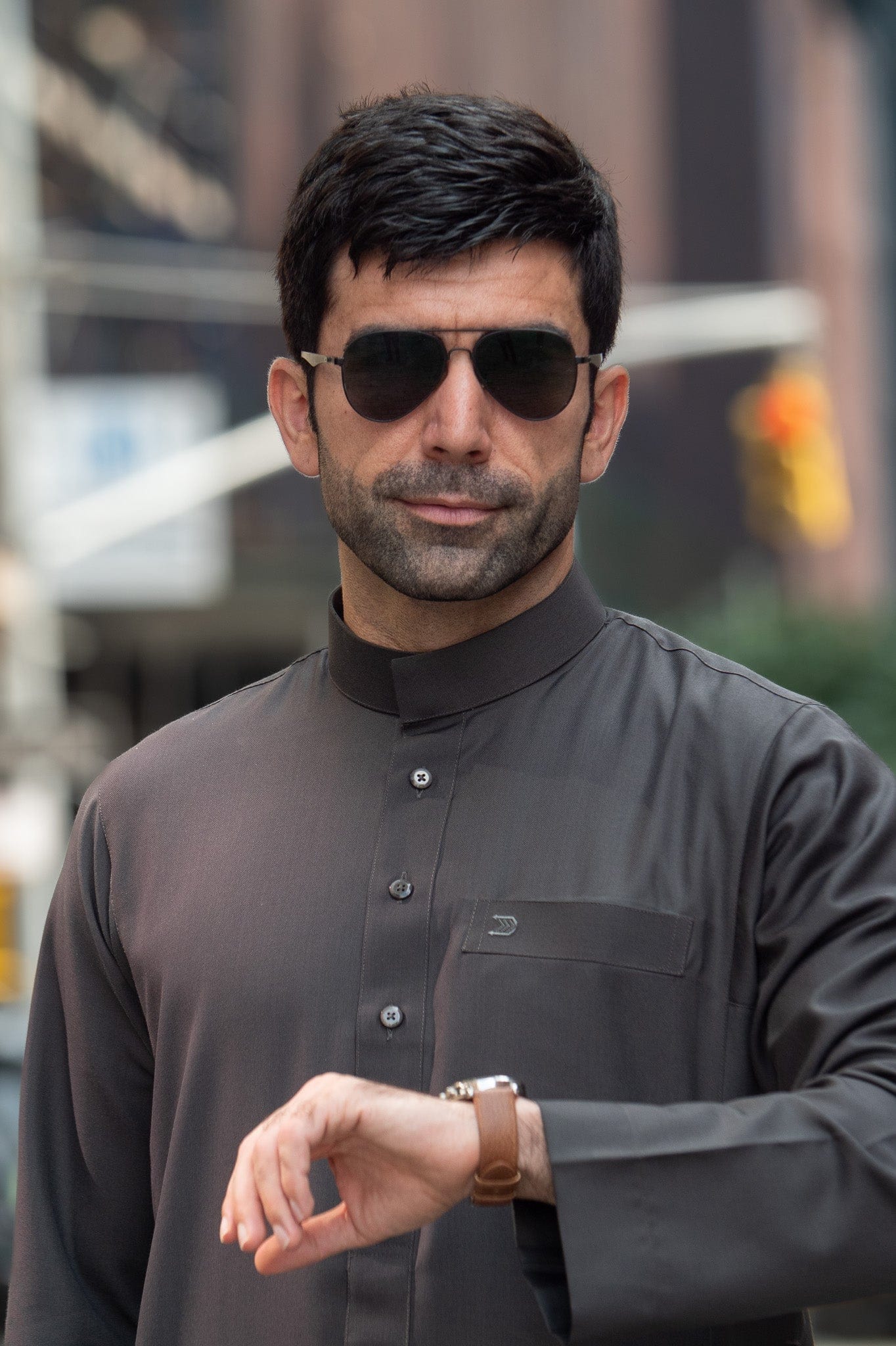 Supreme Adult Thobe Dark Gray - Image 8