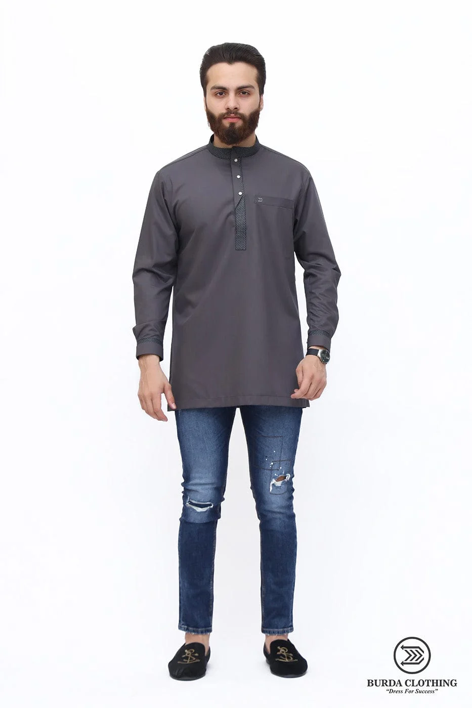 Kabib Short Kurta - Image 3