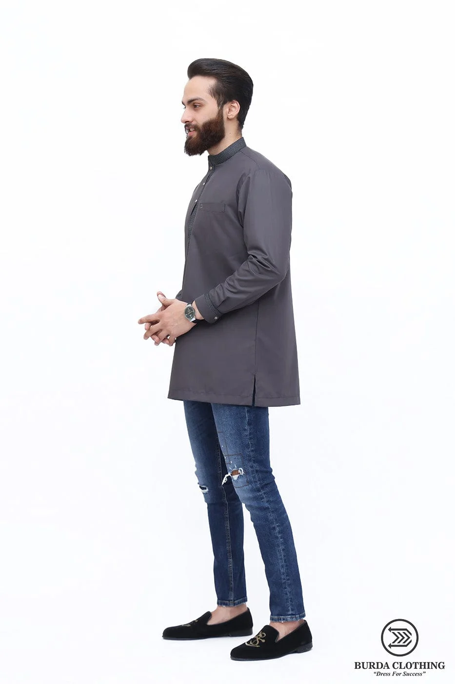 Kabib Short Kurta - Image 4