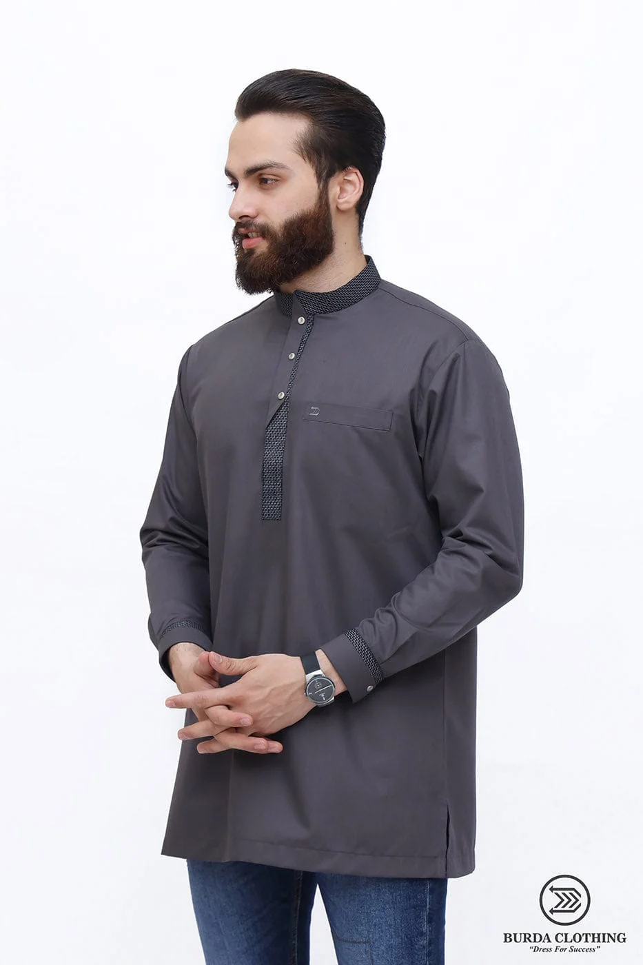 Kabib Short Kurta - Image 5