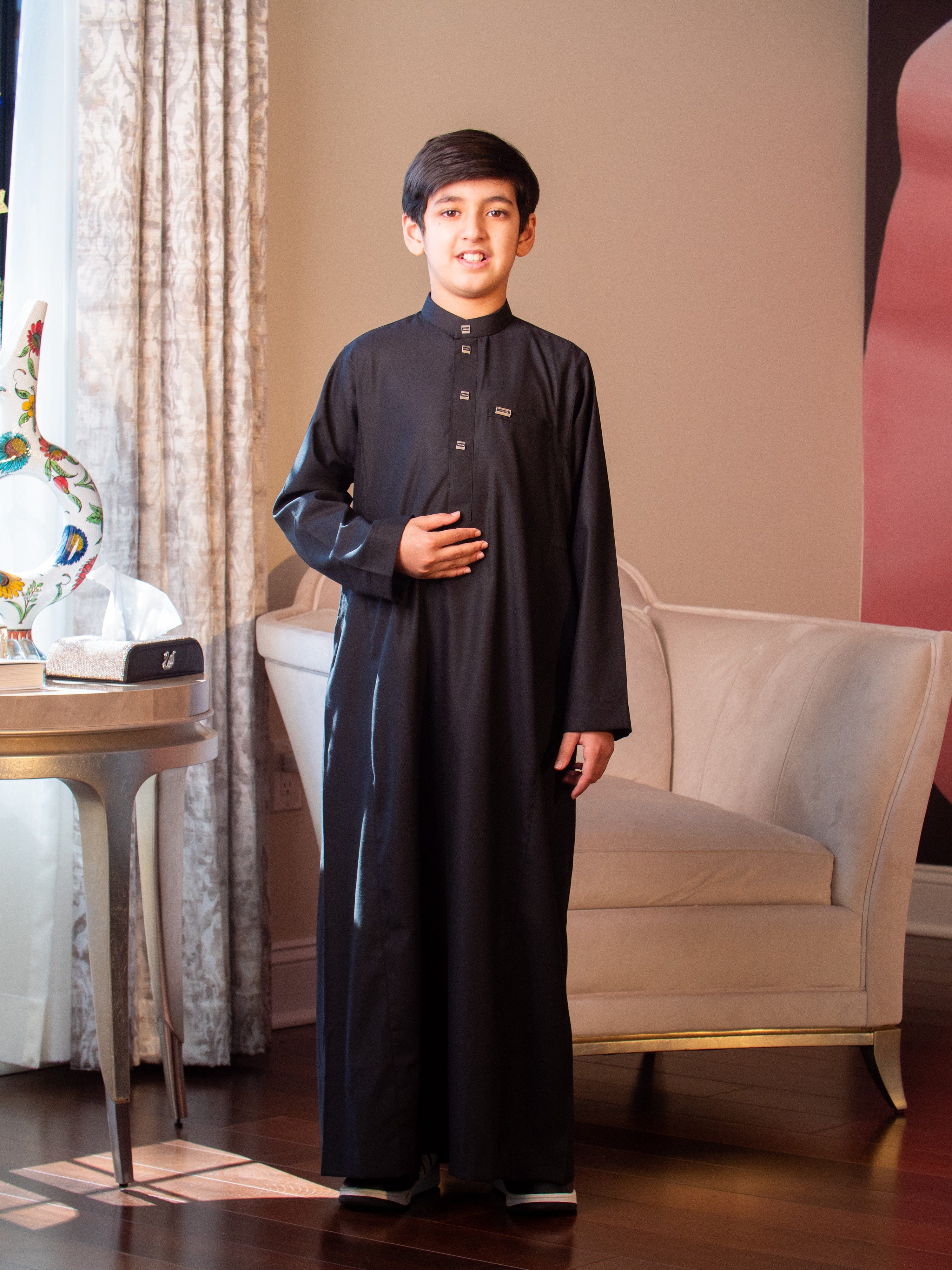 Kids Thobe 110A Black - Image 7