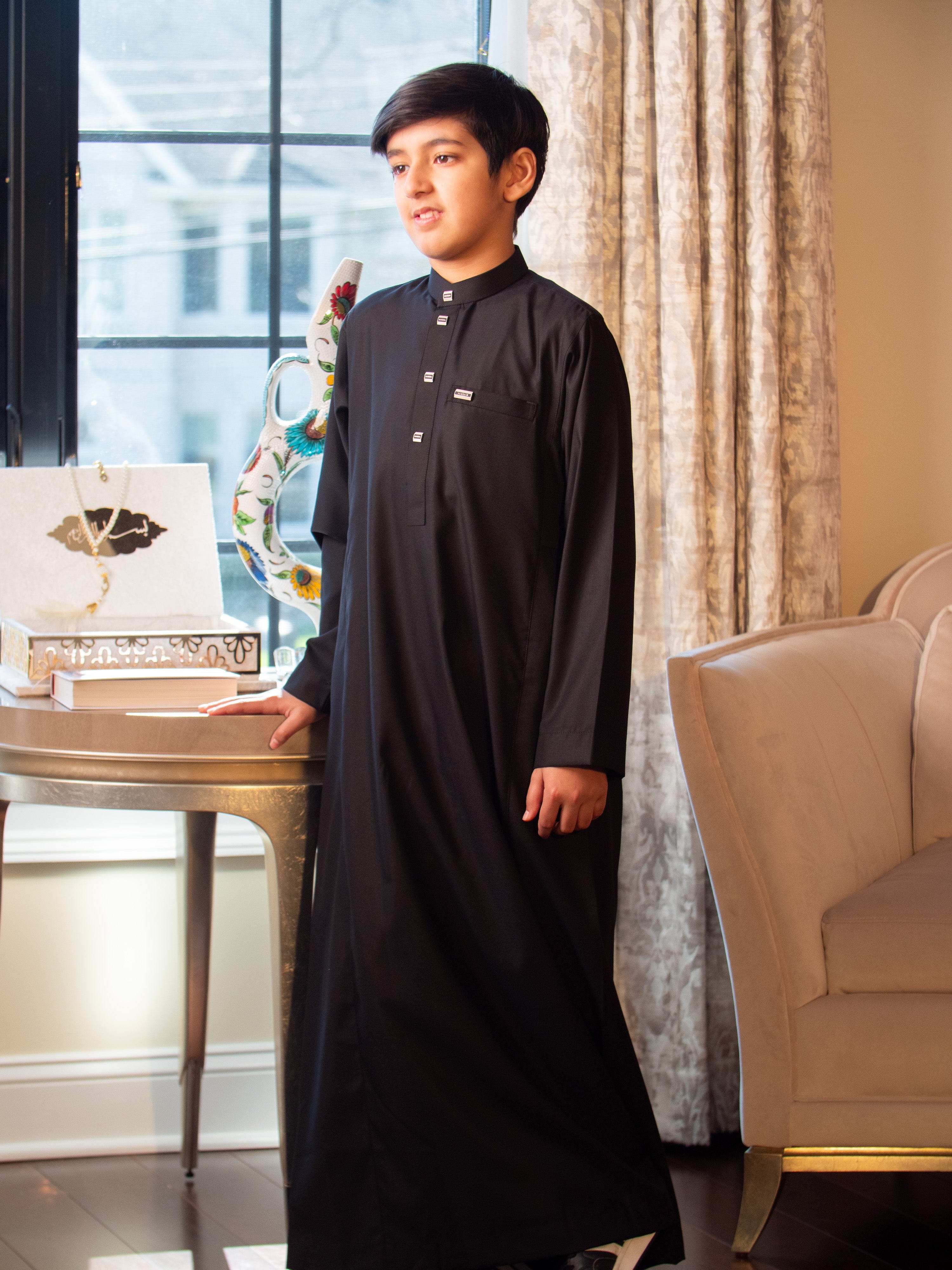 Kids Thobe 110A Black - Image 8