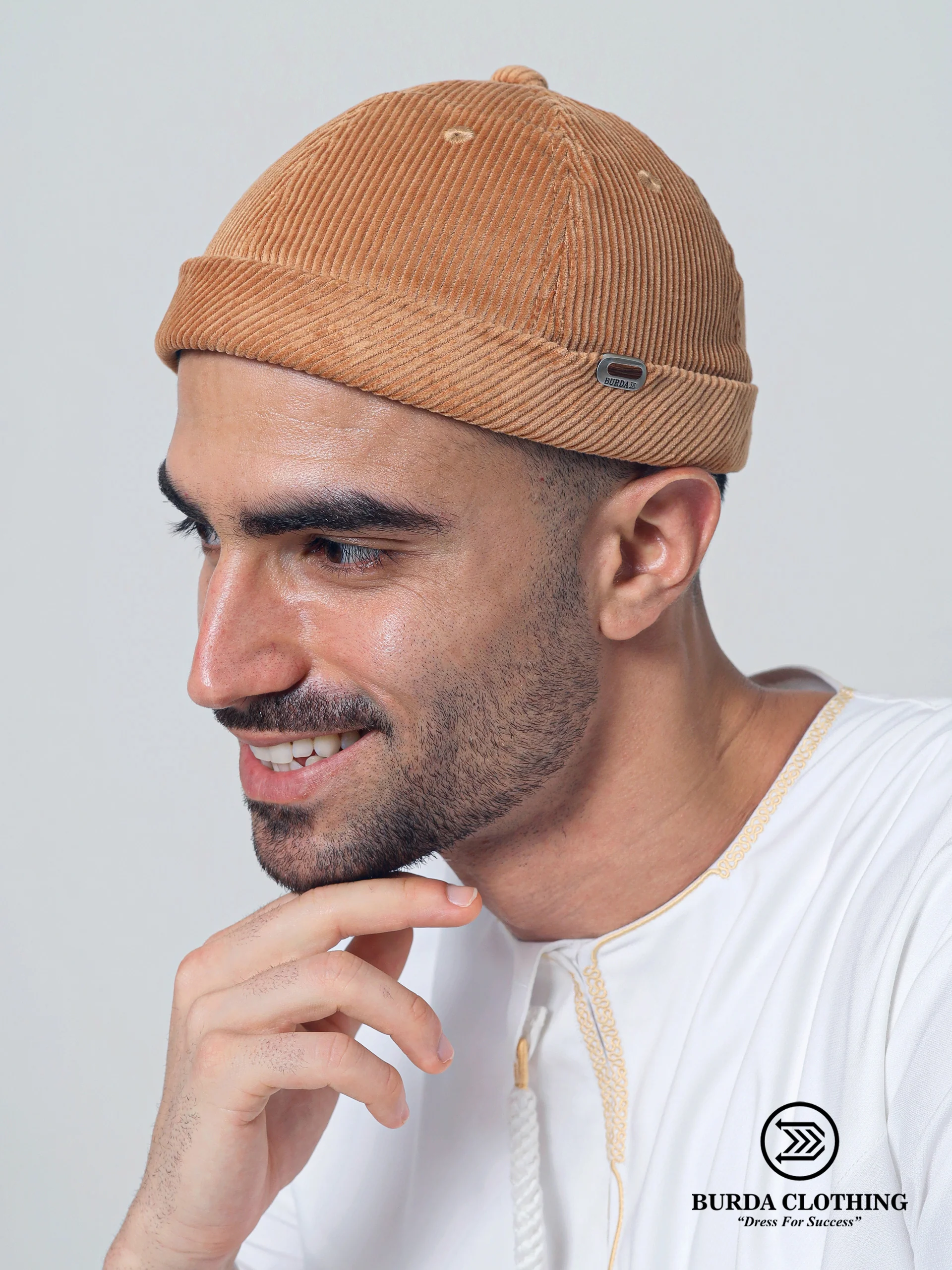 Corduroy Brimless Hat - Image 13
