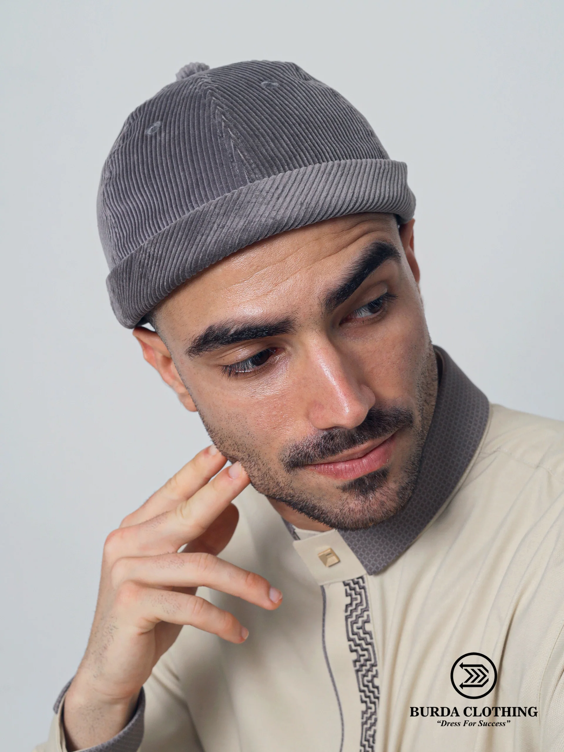 Corduroy Brimless Hat - Image 16