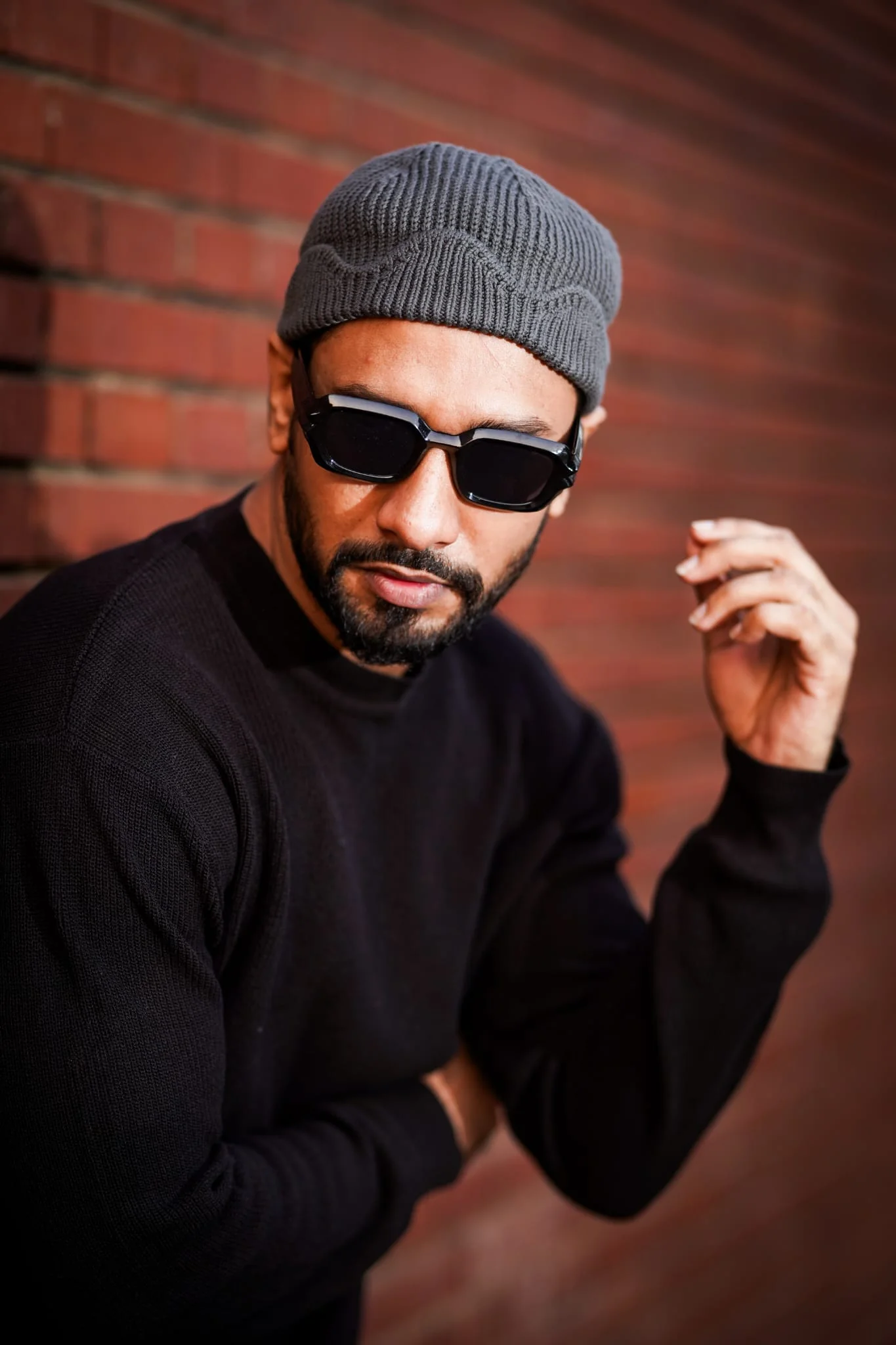 Dark Gray Sailor Beanie - Image 4