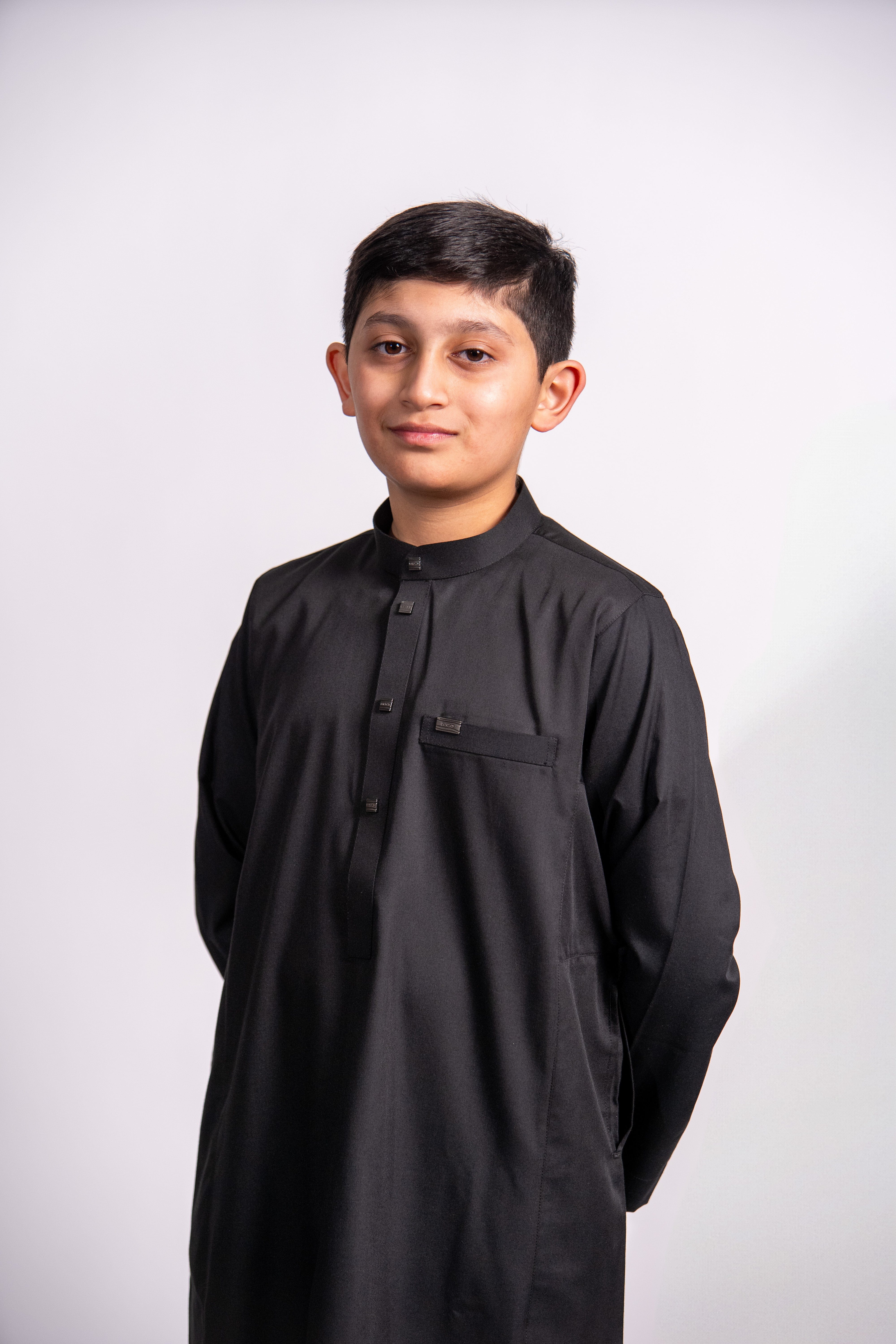 Kids Thobe 205 Black - Image 2