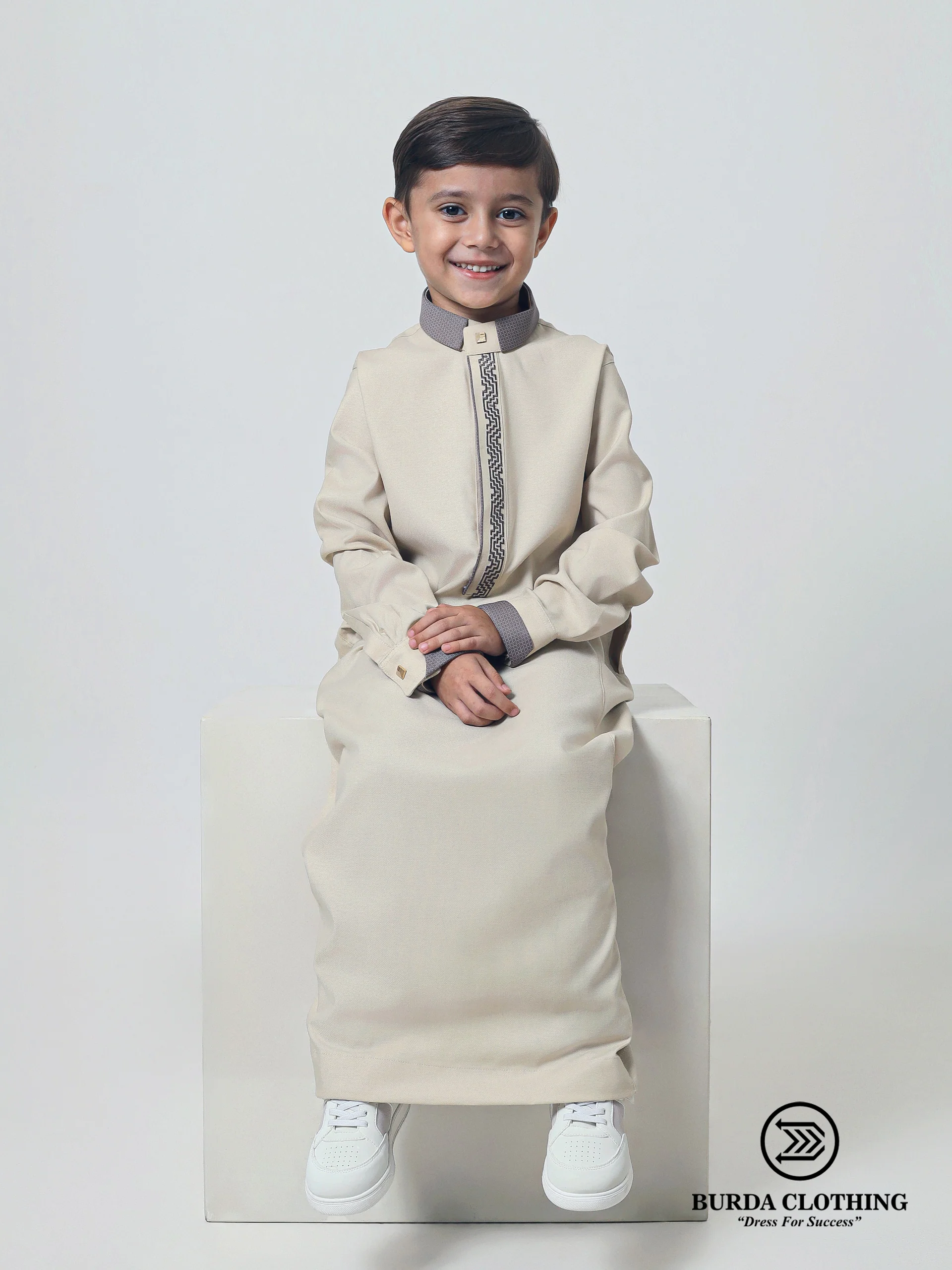 Kids Thobe 312 Gold - Image 3