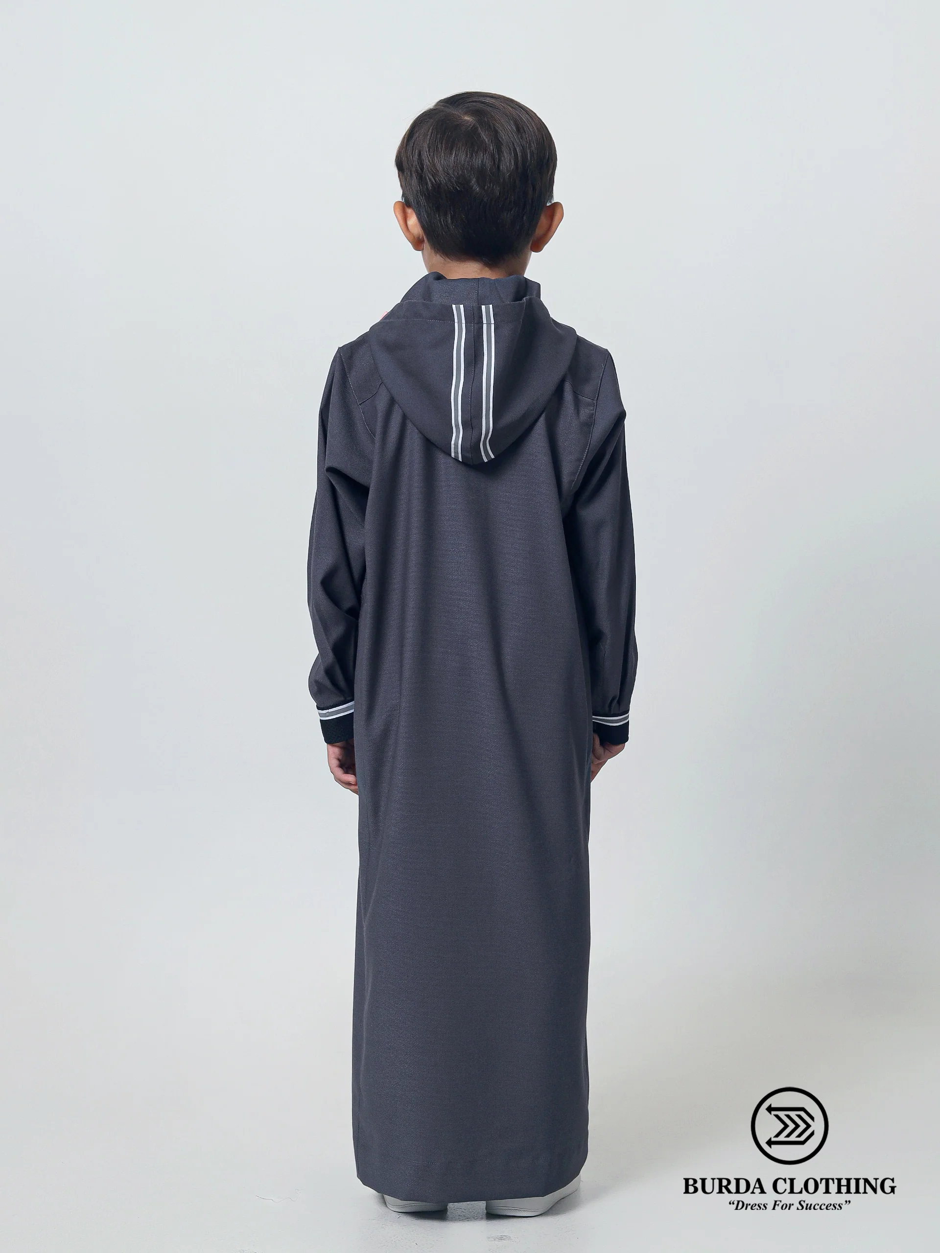Kids Thobe 319 Gray - Image 3