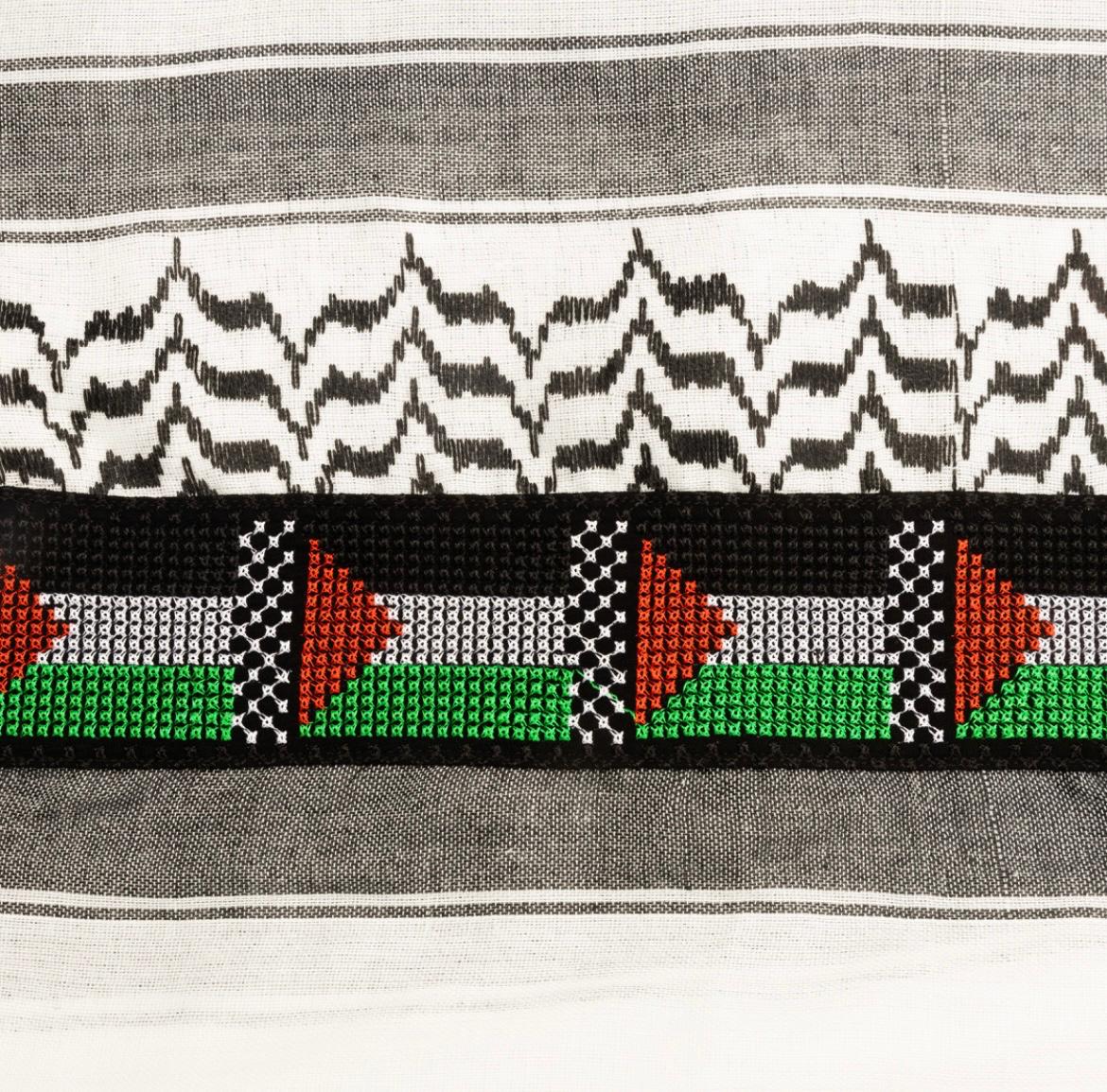 Nablus Kufiya Flag Embroidery - Image 2