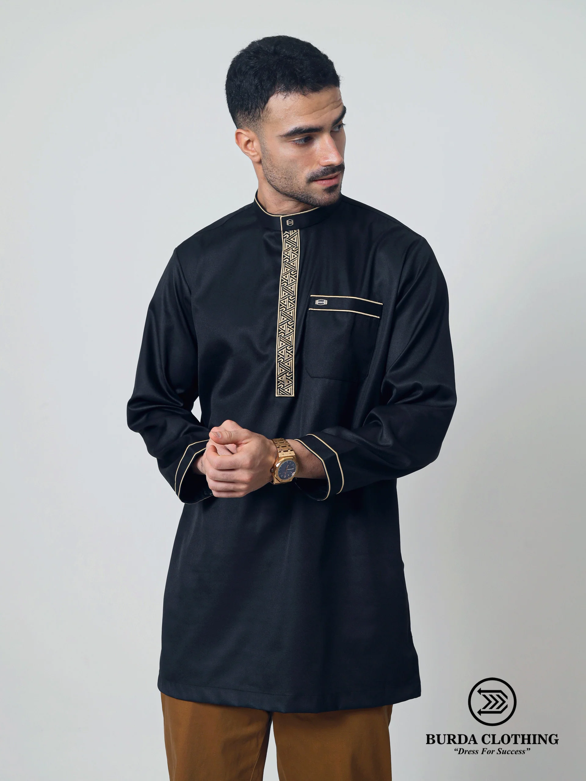 Short Kurta 003 Black