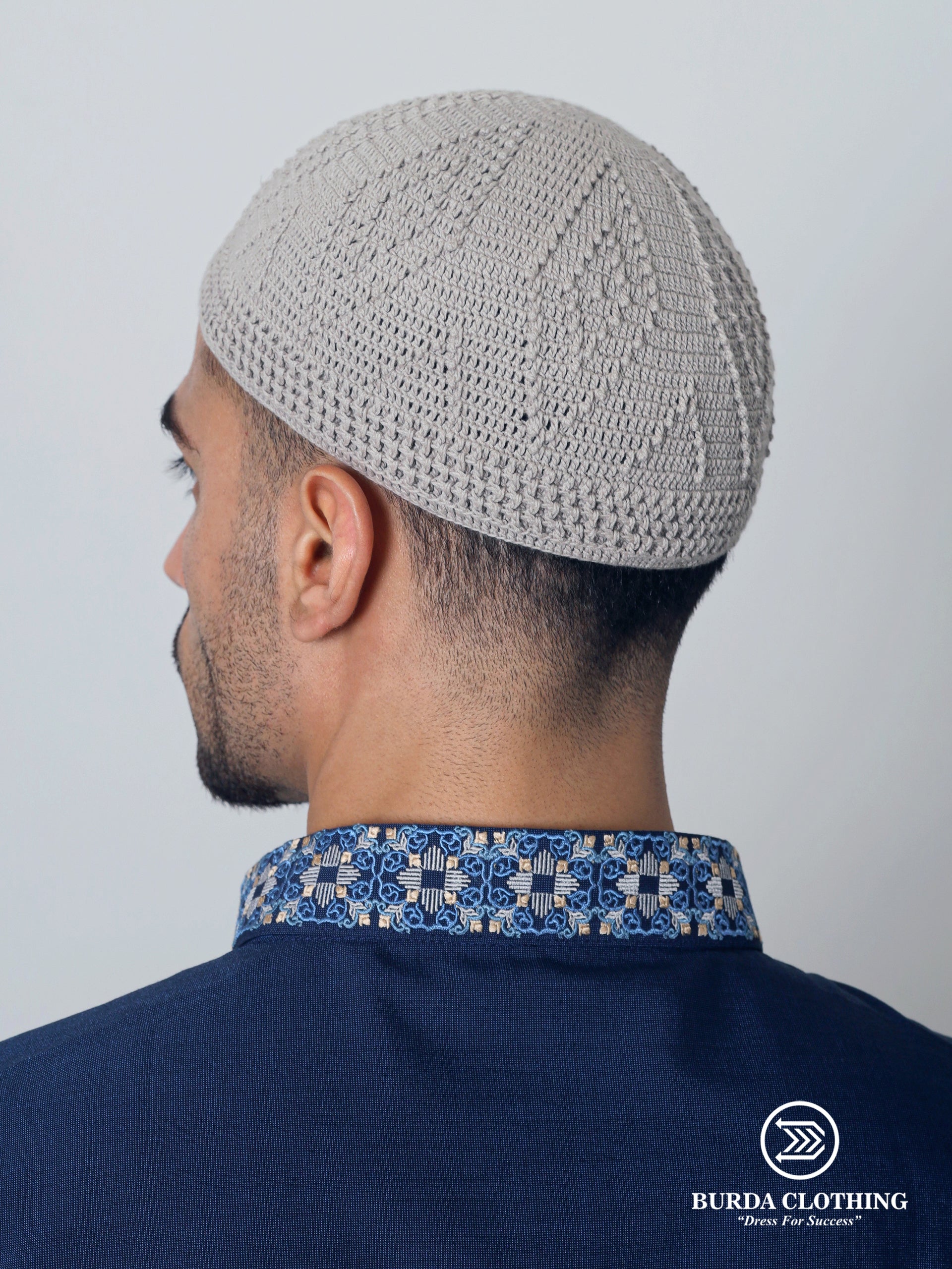 Skull Knit Cotton Kufi - Image 10