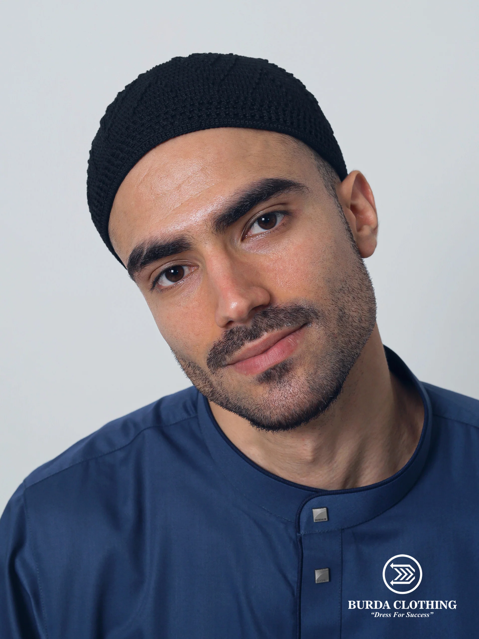 Skull Knit Cotton Kufi - Image 11