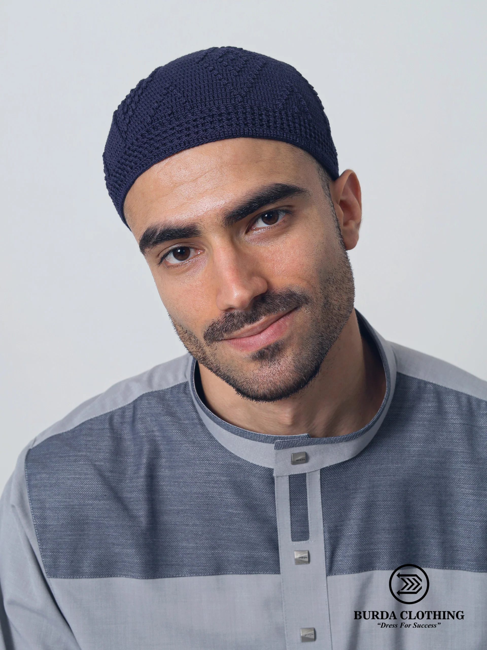 Skull Knit Cotton Kufi - Image 12