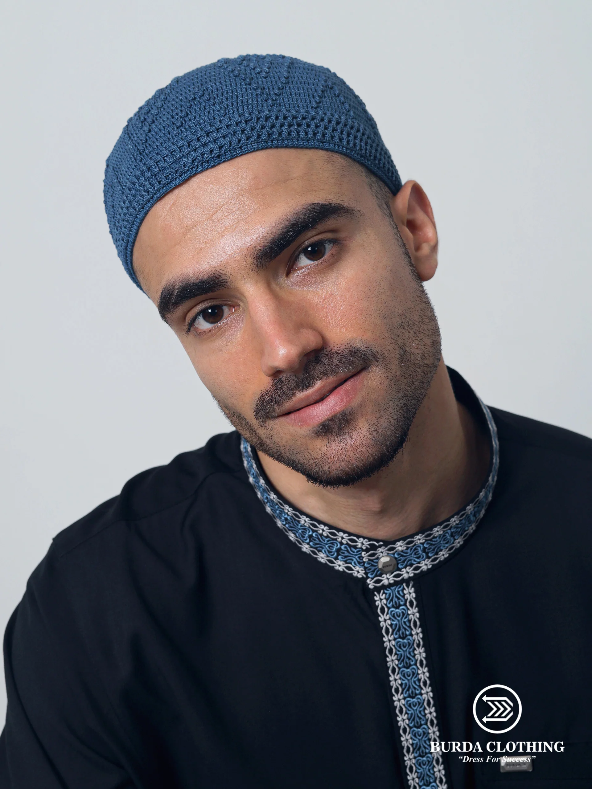 Skull Knit Cotton Kufi - Image 13