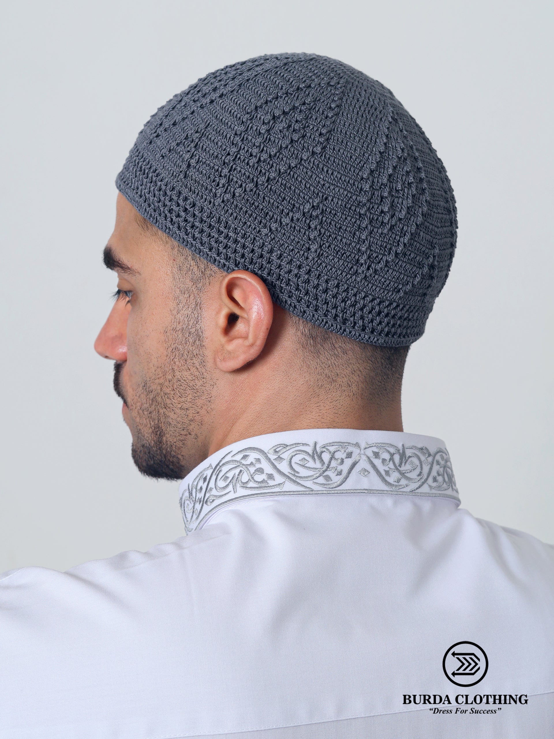 Skull Knit Cotton Kufi - Image 17