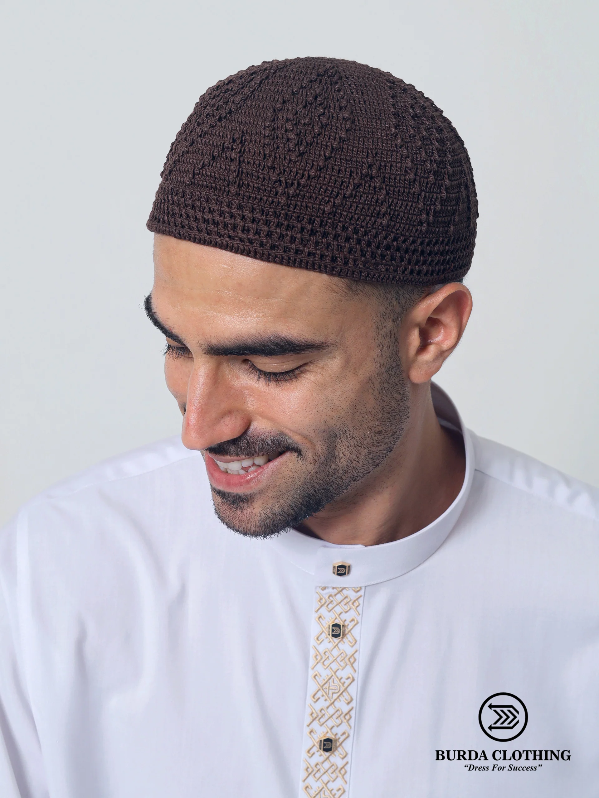 Skull Knit Cotton Kufi - Image 8